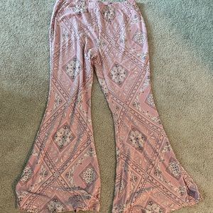 Forever 21 Flare Bandana Print Pants